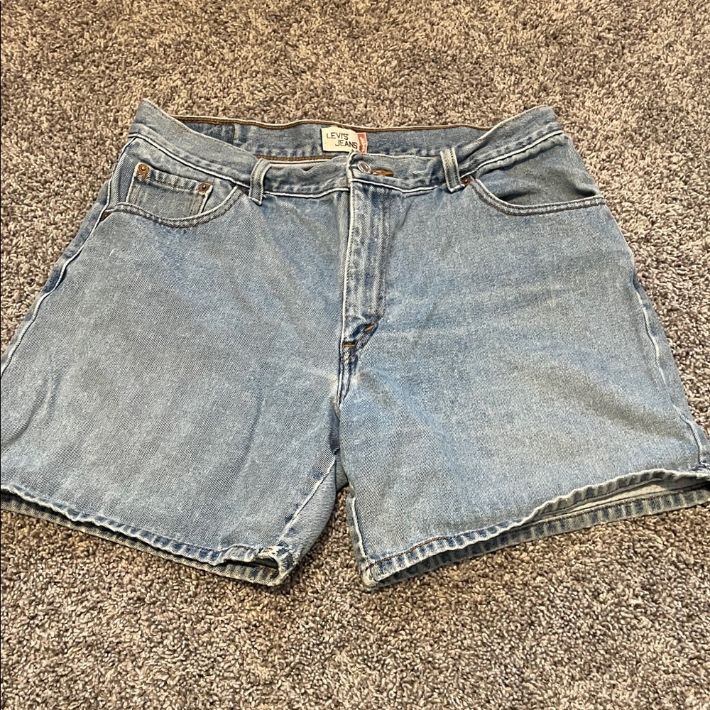 Levi's Light Blue Denim Shorts size 14